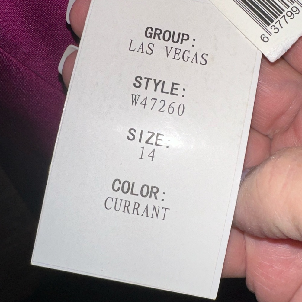 Due Per Due Currant Sleeveless Silk Dress ~ 14 ~ New w/ Tags - Picture 4 of 5